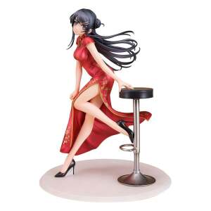 Estatua Mai Sakurajima Rascal Does Not Dream of Bunny Girl Senpai 1/7 Chinese Dress Ver. 22 cm Wing - Collector4U.com