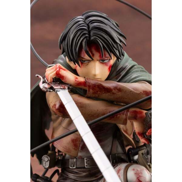 Estatua Levi Fortitude Attack on Titan ARTFXJ PVC 1/7 Ver. 17 cm Kotobukiya - Collector4U.com