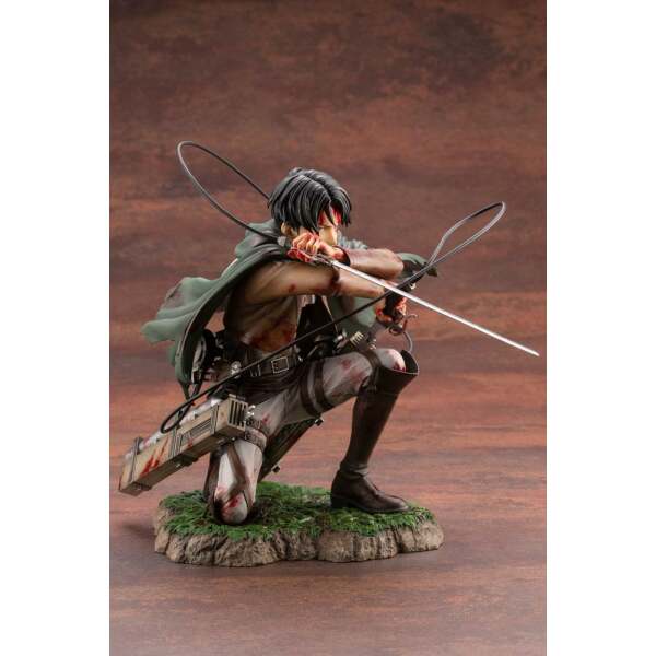 Estatua Levi Fortitude Attack on Titan ARTFXJ PVC 1/7 Ver. 17 cm Kotobukiya - Collector4U.com