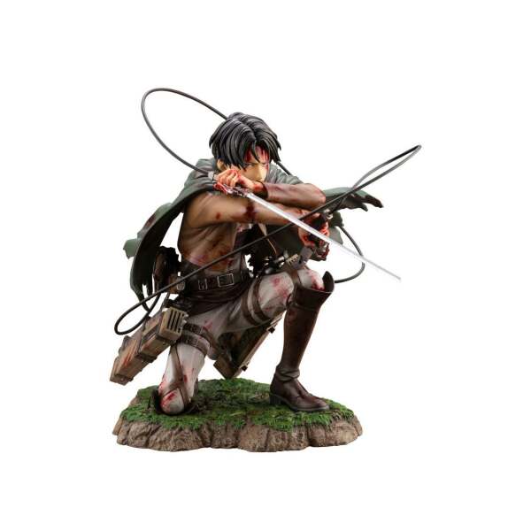 Estatua Levi Fortitude Attack on Titan ARTFXJ PVC 1/7 Ver. 17 cm Kotobukiya - Collector4U.com