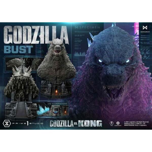 Busto Godzilla Bonus Version Godzilla vs Kong 75 cm Prime 1 Studio - Collector4U.com