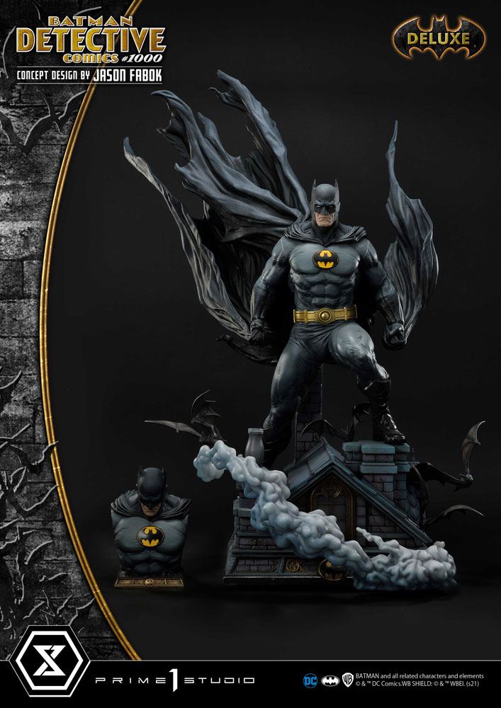 Estatua Batman DC Comics Detective Comics #1000 Concept Design by Jason Fabok DX Bonus Ver. 105 cm