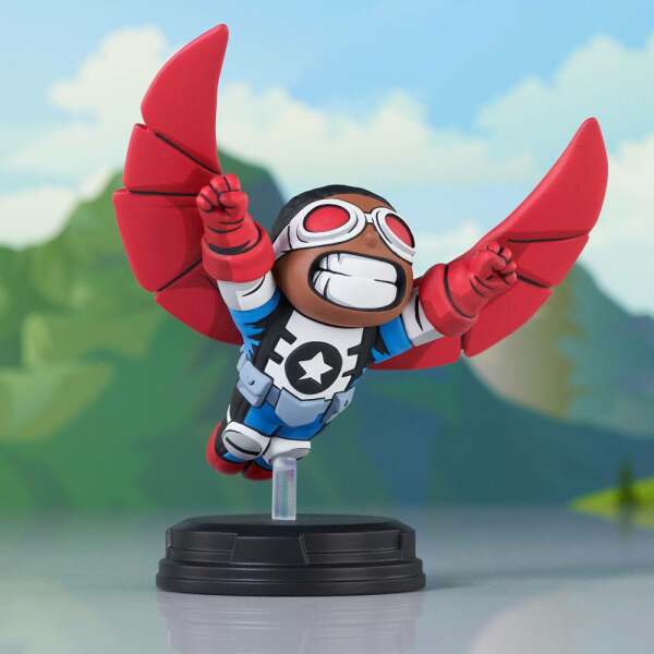 Estatua Falcon Marvel Animated 13 cm Diamond Select - Collector4U.com