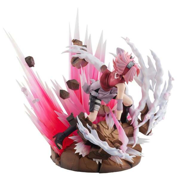 Estatua Haruno Sakura Naruto Gals PVC DX Version 3 27 cm Megahouse - Collector4U.com