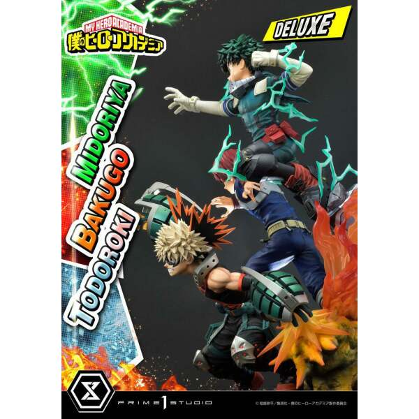 Estatua Midoriya Bakugo & Todoroki Deluxe My Hero Academia Bonus Version 69 cm - Collector4U.com