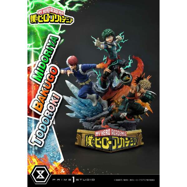 Estatua Midoriya Bakugo & Todoroki My Hero Academia 69 cm - Collector4U.com