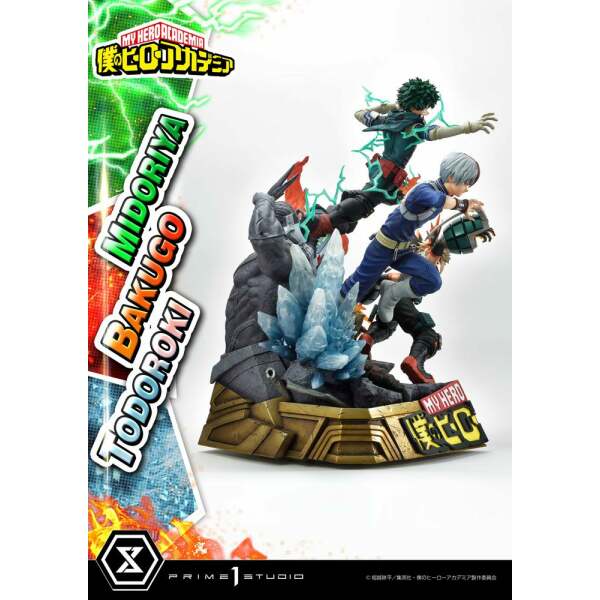 Estatua Midoriya Bakugo & Todoroki My Hero Academia 69 cm - Collector4U.com