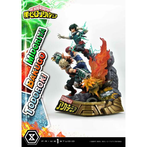 Estatua Midoriya Bakugo & Todoroki My Hero Academia 69 cm - Collector4U.com