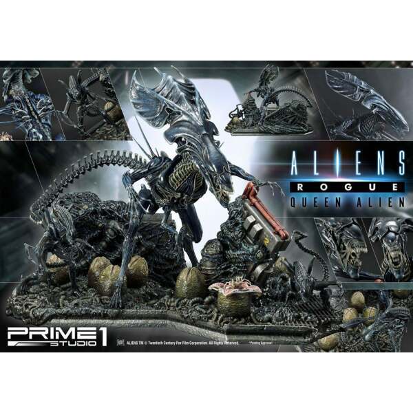 Estatua Queen Alien Battle Diorama Aliens Premium Masterline Series Diorama 71 cm - Collector4U.com