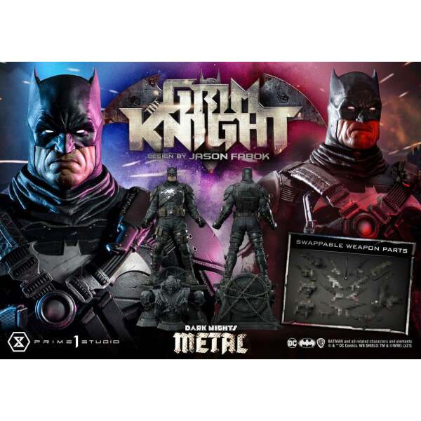 Estatua The Grim Knight Dark Nights: Metal  by Jason Fabok 82 cm - Collector4U.com