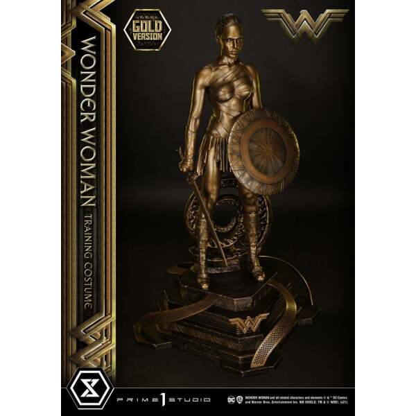 Estatua Wonder Woman Training Costume Gold Version 80 cm Prime 1 Studio - Collector4U.com