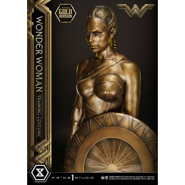 Estatua Wonder Woman Training Costume Gold Version 80 cm Prime 1 Studio - Collector4U.com