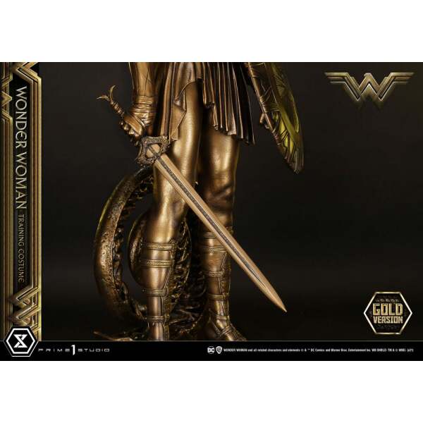 Estatua Wonder Woman Training Costume Gold Version 80 cm Prime 1 Studio - Collector4U.com