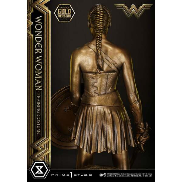 Estatua Wonder Woman Training Costume Gold Version 80 cm Prime 1 Studio - Collector4U.com