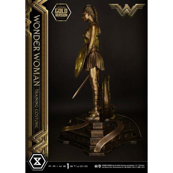 Estatua Wonder Woman Training Costume Gold Version 80 cm Prime 1 Studio - Collector4U.com