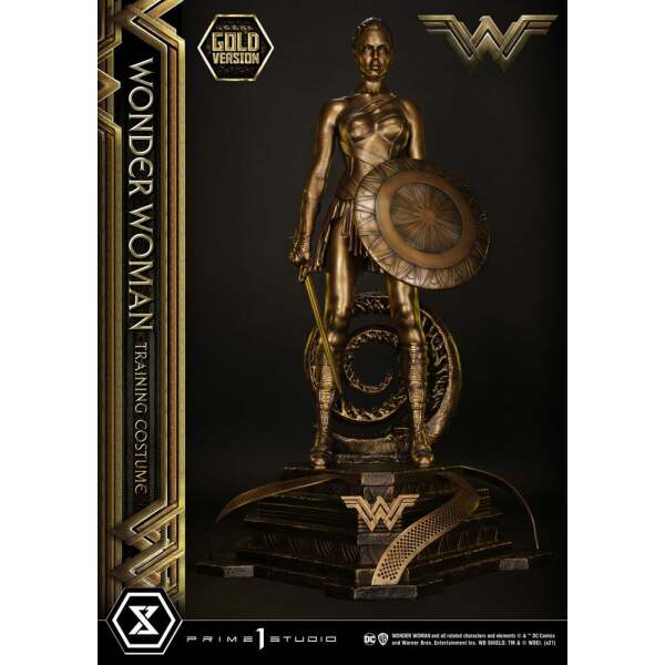 Estatua Wonder Woman Training Costume Gold Version 80 cm Prime 1 Studio - Collector4U.com