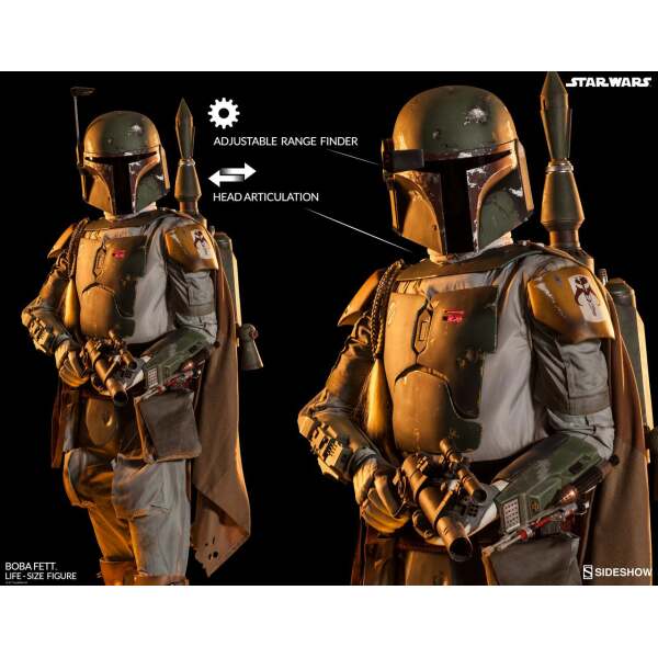 Estatua tamaño real Boba Fett Star Wars 200 cm - Collector4U.com