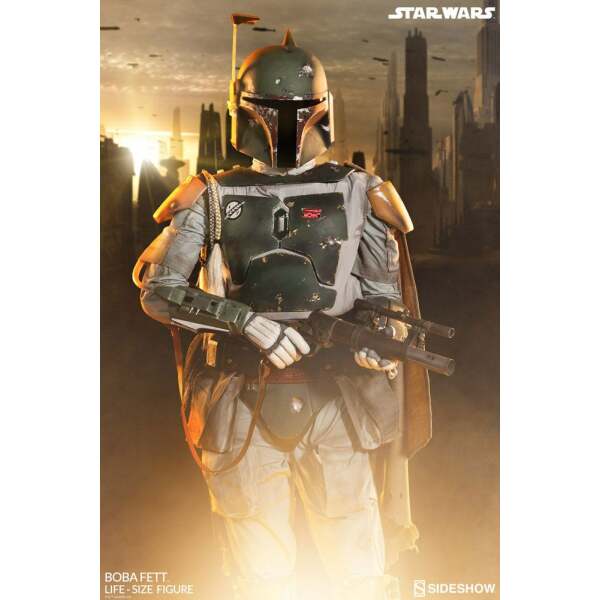 Estatua tamaño real Boba Fett Star Wars 200 cm - Collector4U.com