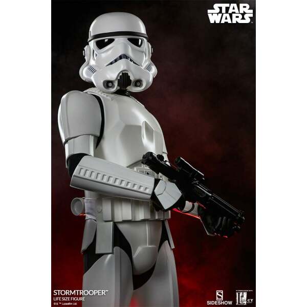 Estatua tamaño real Stormtrooper Star Wars 198 cm Sideshow - Collector4U.com