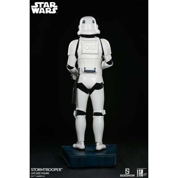 Estatua tamaño real Stormtrooper Star Wars 198 cm Sideshow - Collector4U.com