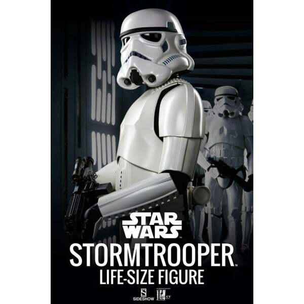 Estatua tamaño real Stormtrooper Star Wars 198 cm Sideshow - Collector4U.com