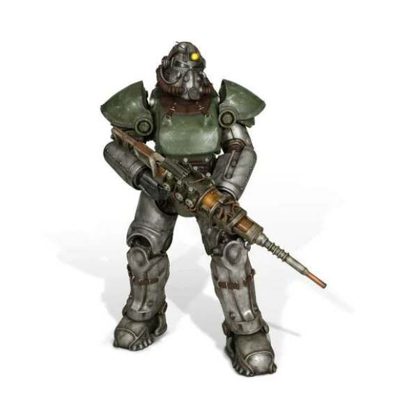 Estatua tamaño real T-51b Power Armor Fallout 4 213 cm - Collector4U.com