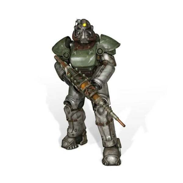 Estatua tamaño real T-51b Power Armor Fallout 4 213 cm - Collector4U.com