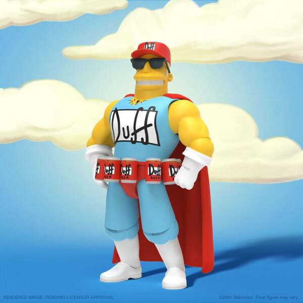 Figura Duffman Los Simpson Ultimates 18 cm Super7 - Collector4U.com