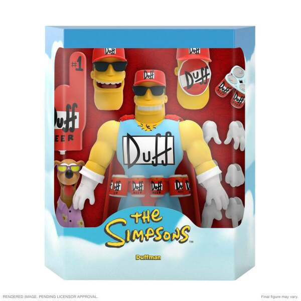 Figura Duffman Los Simpson Ultimates 18 cm Super7 - Collector4U.com