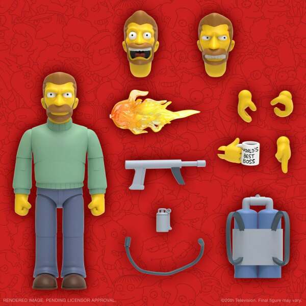 Figura Hank Scorpio Los Simpson Ultimates 18 cm Super7 - Collector4U.com