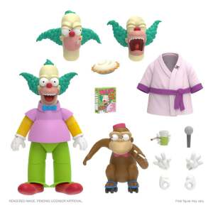 Figura Krusty the Clown Los Simpson Ultimates 18 cm Super7 - Collector4U.com