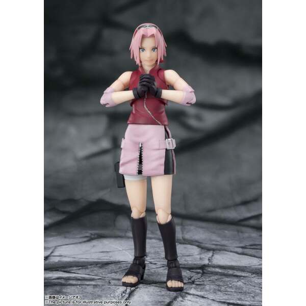 Figura Sakura Haruno Naruto Shippuden S.H. Figuarts Inheritor of Tsunade's indominable will 14 cm Bandai - Collector4U.com