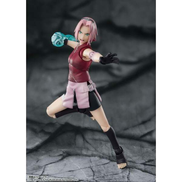 Figura Sakura Haruno Naruto Shippuden S.H. Figuarts Inheritor of Tsunade's indominable will 14 cm Bandai - Collector4U.com