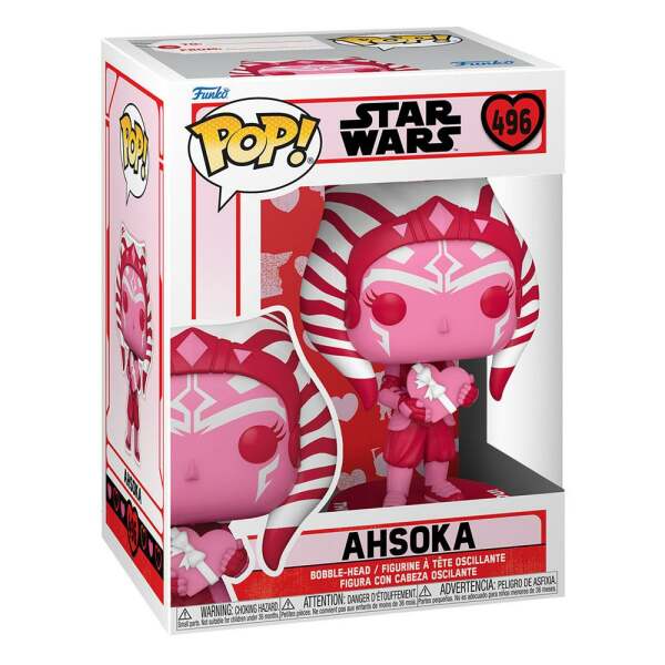 Funko Ahsoka Star Wars San Valentín POP! Vinyl Figura 9cm - Collector4U.com