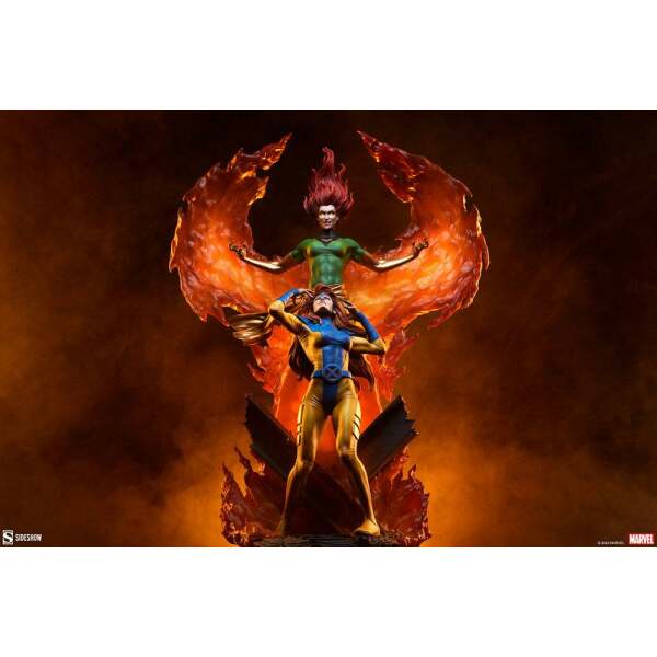 Maqueta Phoenix and Jean Grey Marvel Maquette 66 cm Sideshow - Collector4U.com