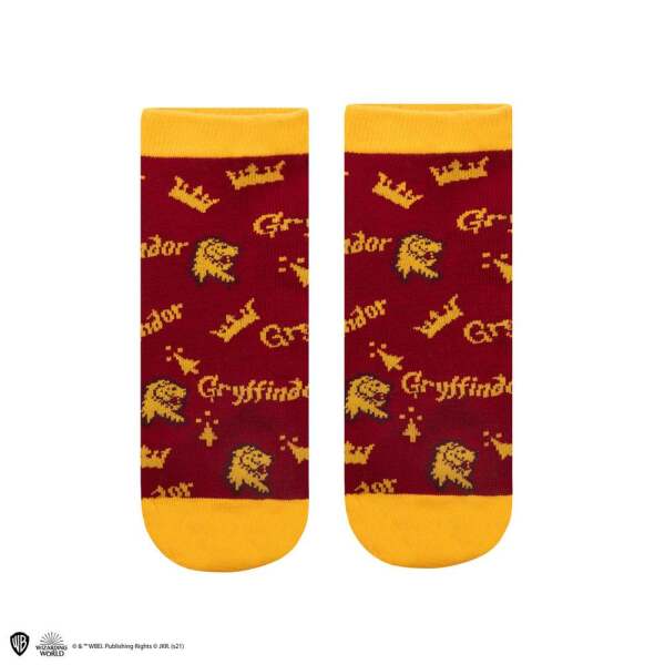 Pack de 3 Pares de calcetines tobilleros Gryffindor Harry Potter Cinereplicas - Collector4U.com