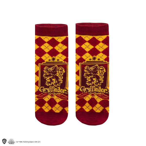 Pack de 3 Pares de calcetines tobilleros Gryffindor Harry Potter Cinereplicas - Collector4U.com