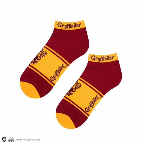 Pack de 3 Pares de calcetines tobilleros Gryffindor Harry Potter Cinereplicas - Collector4U.com