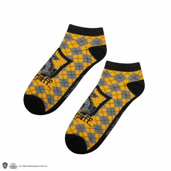 Pack de 3 Pares de calcetines tobilleros Hufflepuff Harry Potter Cinereplicas - Collector4U.com