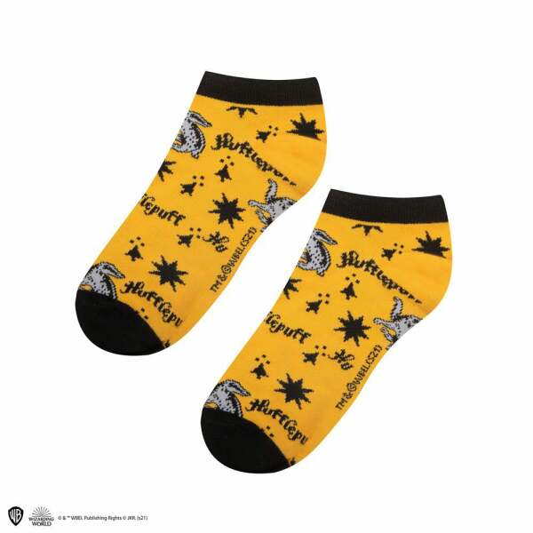 Pack de 3 Pares de calcetines tobilleros Hufflepuff Harry Potter Cinereplicas - Collector4U.com