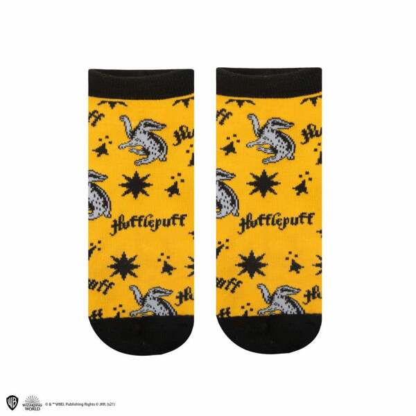 Pack de 3 Pares de calcetines tobilleros Hufflepuff Harry Potter Cinereplicas - Collector4U.com