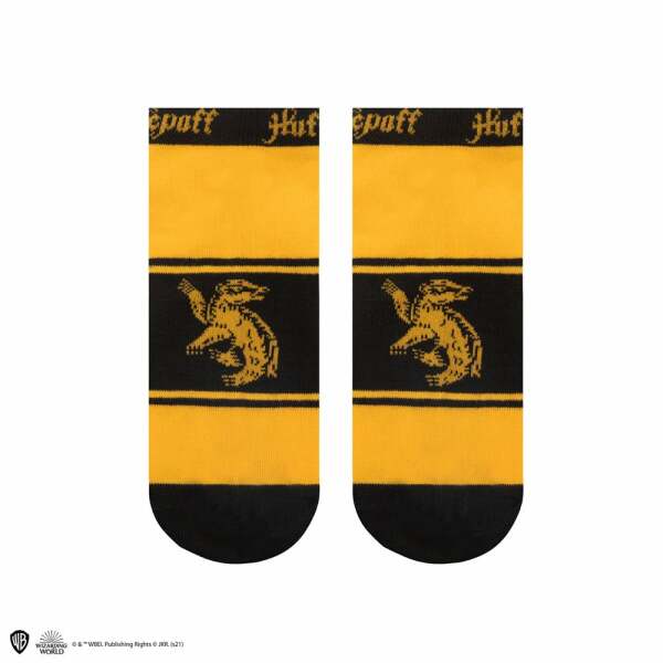 Pack de 3 Pares de calcetines tobilleros Hufflepuff Harry Potter Cinereplicas - Collector4U.com