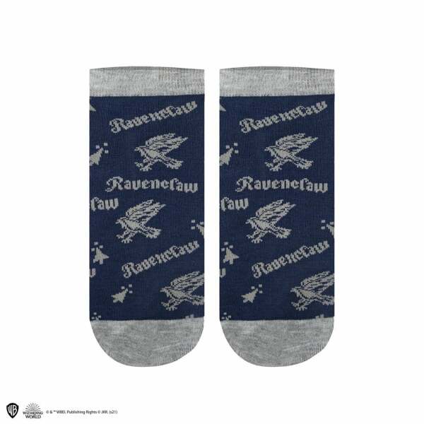 Pack de 3 Pares de calcetines tobilleros Ravenclaw Harry Potter Cinereplicas - Collector4U.com