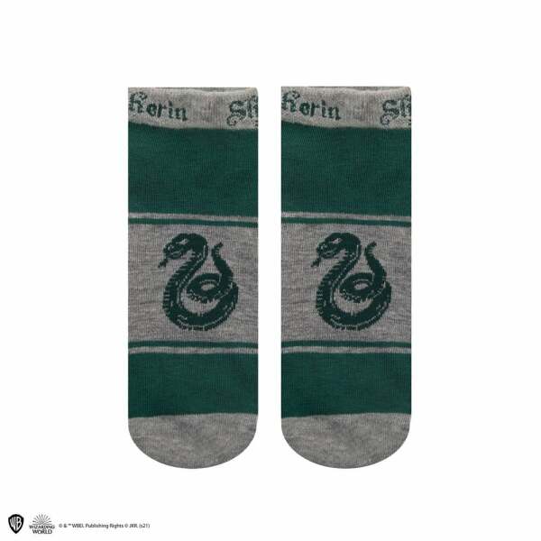 Pack de 3 Pares de calcetines tobilleros Slytherin Harry Potter Cinereplicas - Collector4U.com