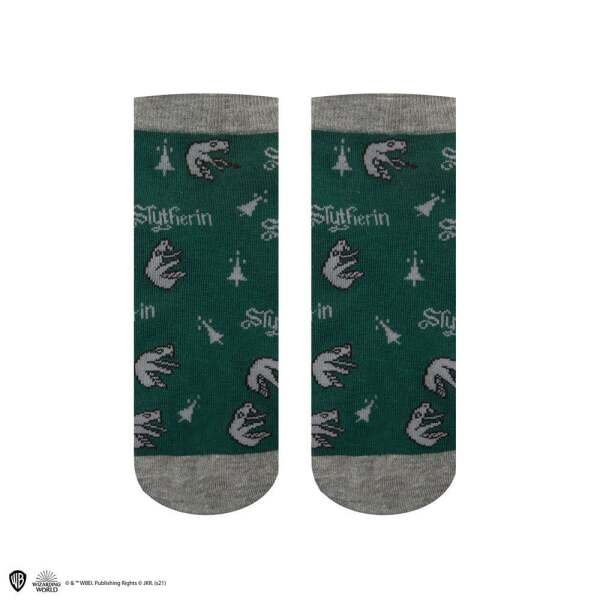 Pack de 3 Pares de calcetines tobilleros Slytherin Harry Potter Cinereplicas - Collector4U.com