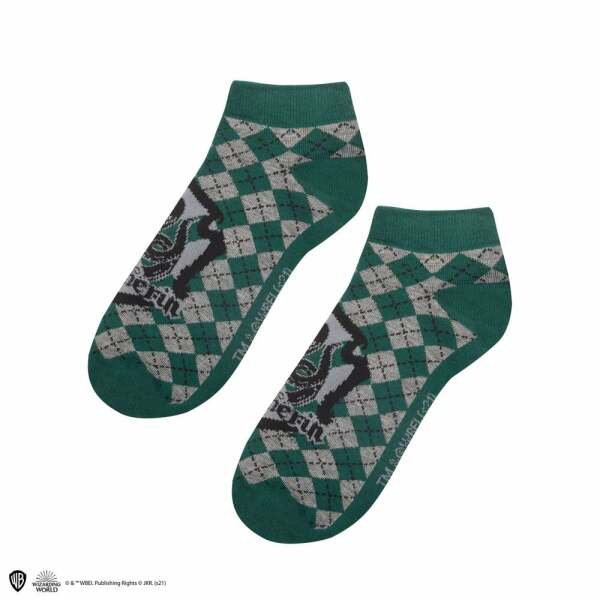 Pack de 3 Pares de calcetines tobilleros Slytherin Harry Potter Cinereplicas - Collector4U.com