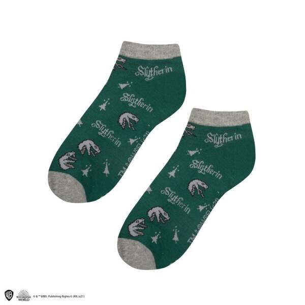 Pack de 3 Pares de calcetines tobilleros Slytherin Harry Potter Cinereplicas - Collector4U.com