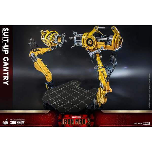 Set Accesorios Iron Man Suit-Up Gantry Iron Man 2 Accessories Collection Series Hot Toys - Collector4U.com