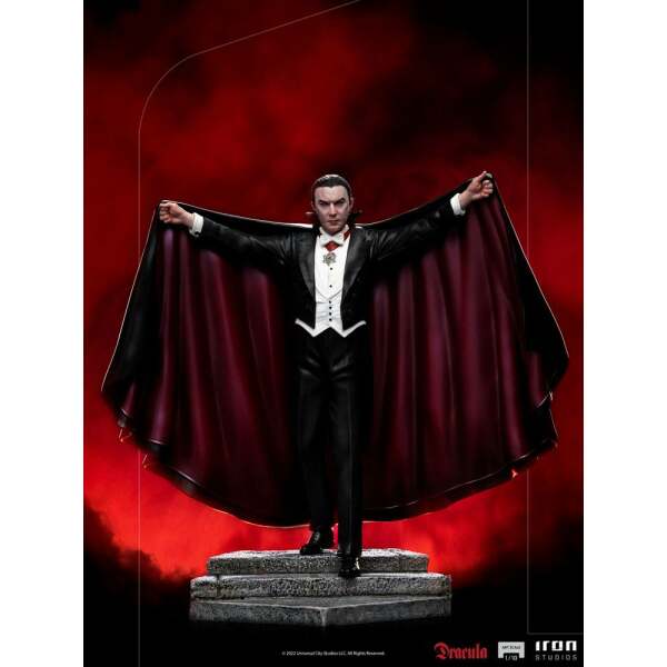 Estatua Drácula Universal Monsters 1/10 Art Scale 22cm Iron Studios - Collector4U.com