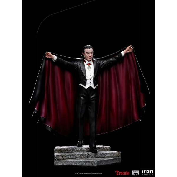 Estatua Drácula Universal Monsters 1/10 Art Scale 22cm Iron Studios - Collector4U.com